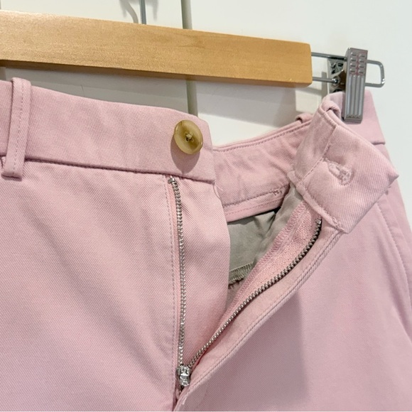 Spanx Supersmooth Stretch Twill Shorts Pink Small High Rise Preppy Chic Spring - Picture 5 of 11